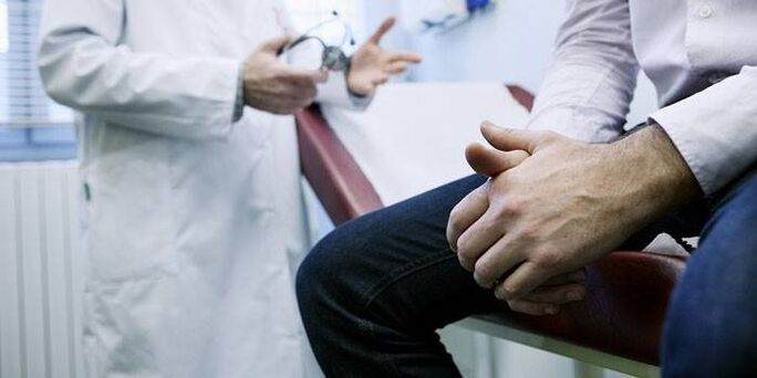 διαβούλευση με γιατρό για χρόνια προστατίτιδα